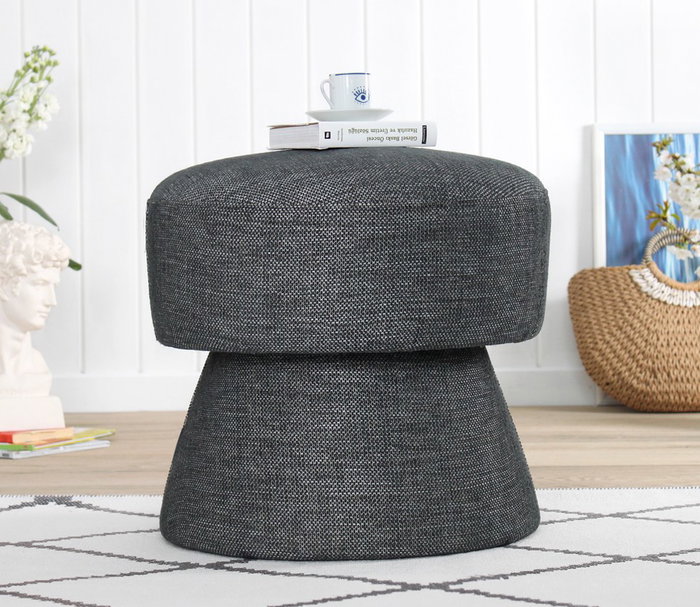 Atelier Del Sofa Endor 7458 Puf Gris Oscuro